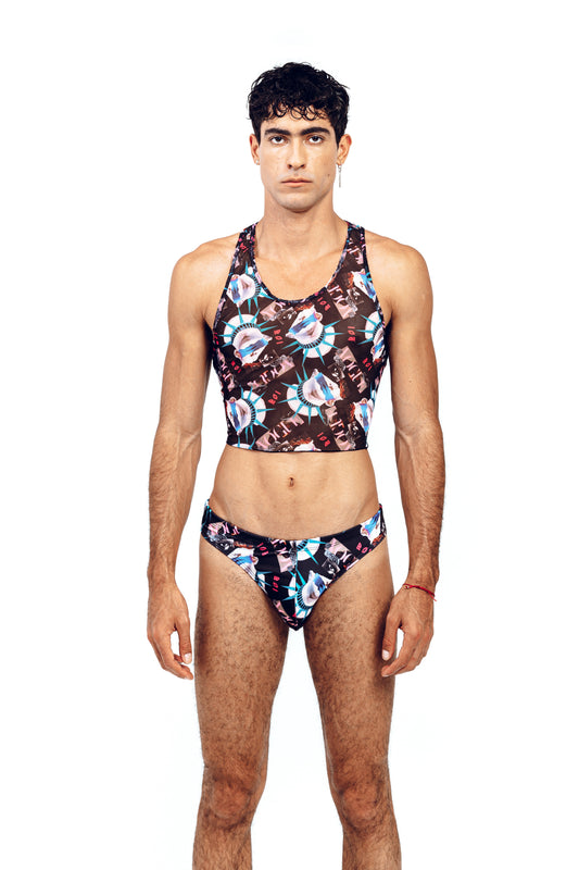 NYC CROP SINGLET